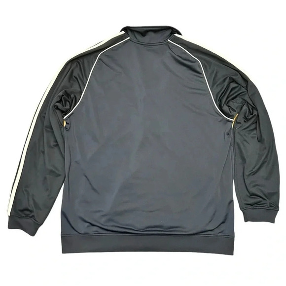 Y2K Adidas 3-Stripe Performance Track Jacket Full Zip Athletic Size 2XL - Picture 5 of 9